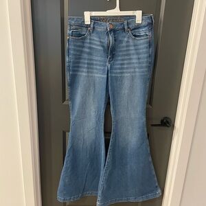 Women's Wrangler Blue Flared Jeans